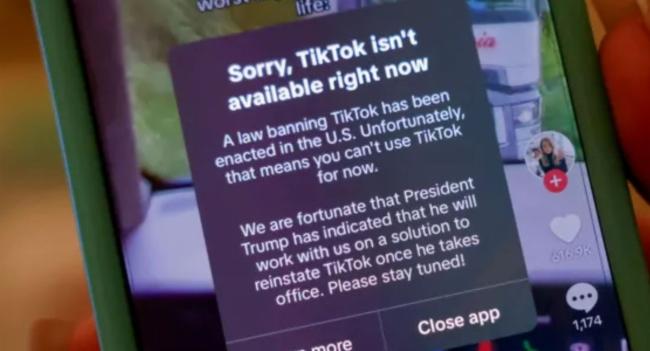 TikTok goes offline in the US hours before ban